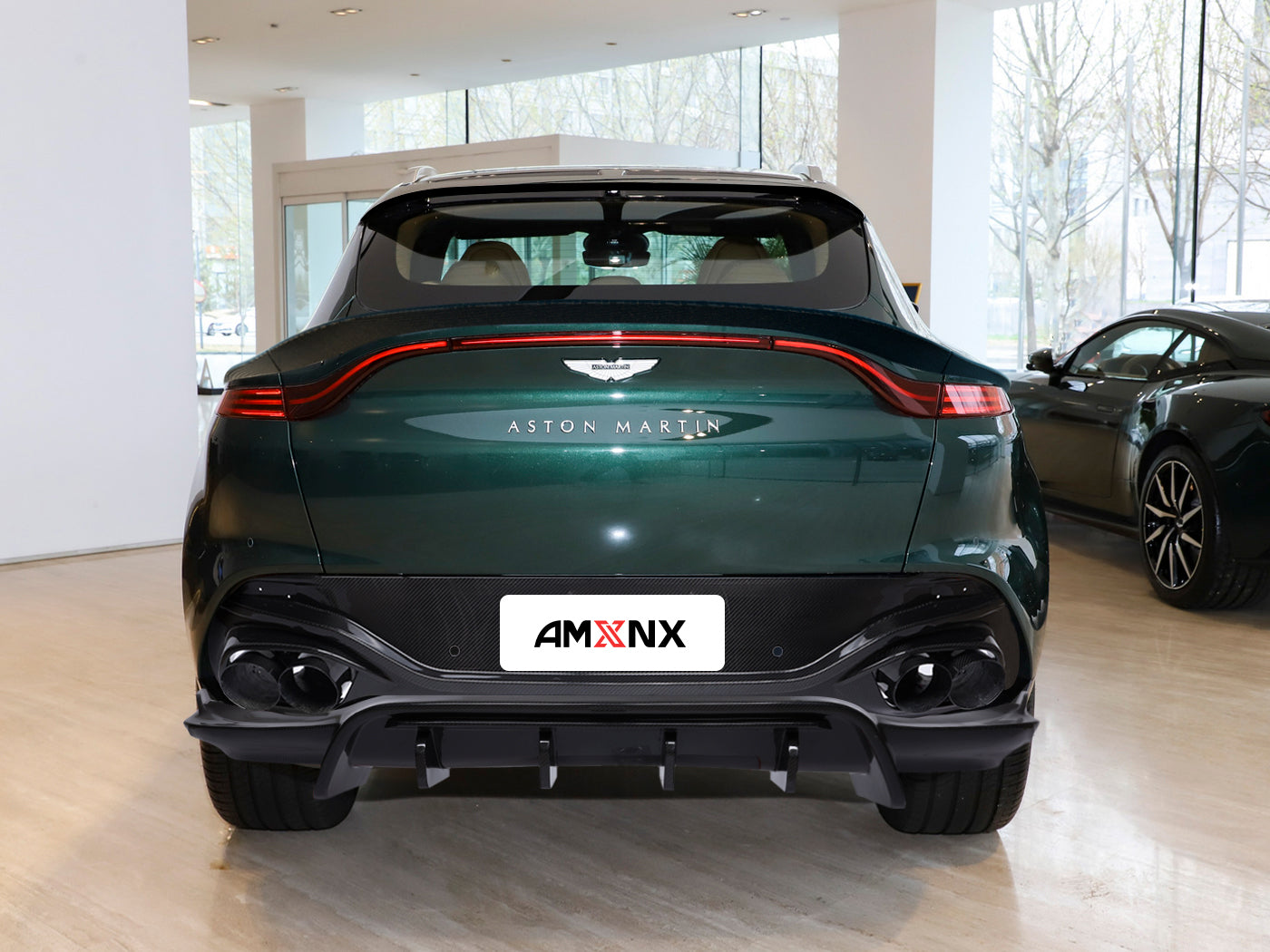 ASTON MARTIN DBX Dry carbon fiber rear center lip