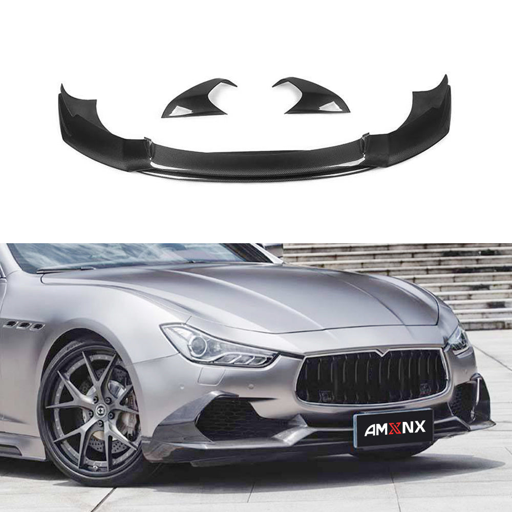 MASERATI GHIBLI Dry Carbon Fiber  Front Spoiler