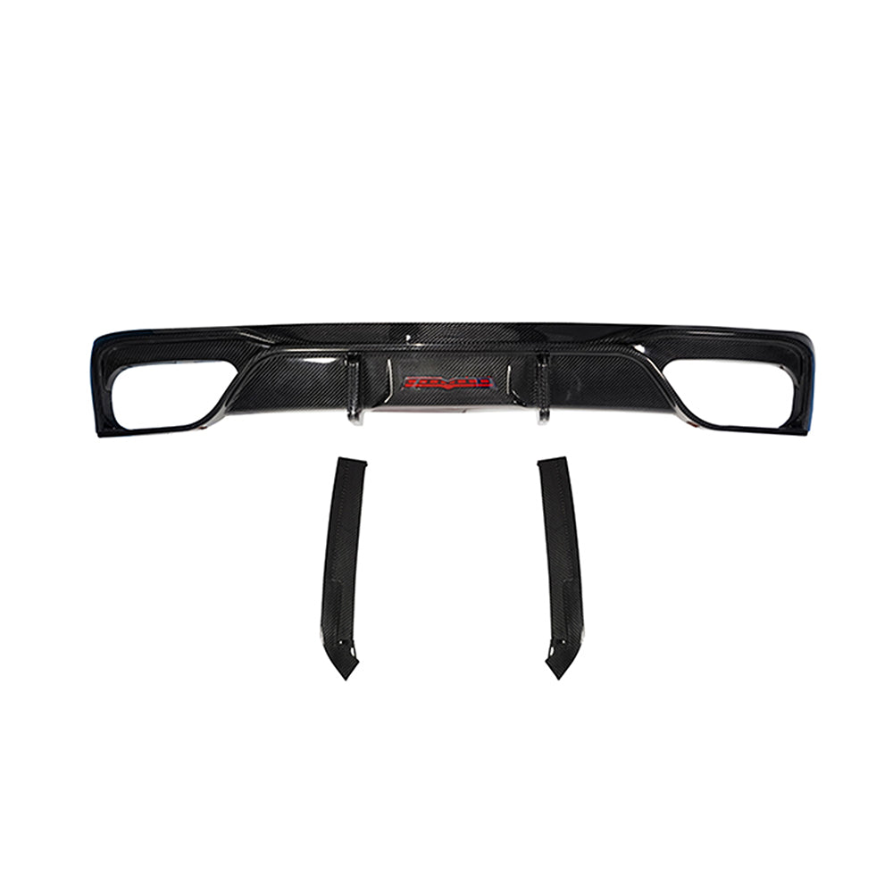 AUDI A6/S6 C8 Dry carbon fiber rear lip