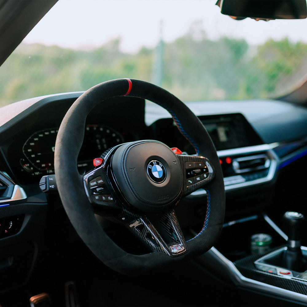 BMW M2 M3 M4 Custom Carbon Fiber Steering Wheel Kit