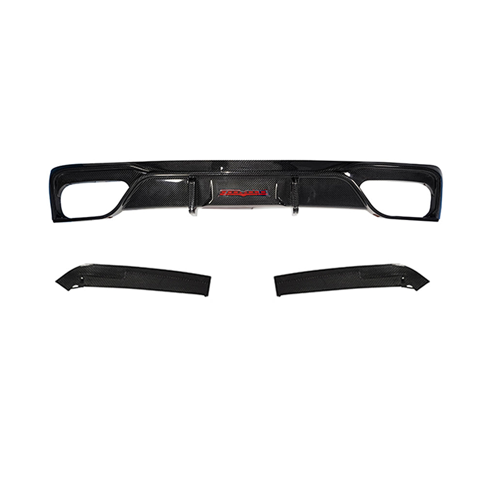 AUDI A6/S6 C8 Dry carbon fiber rear lip