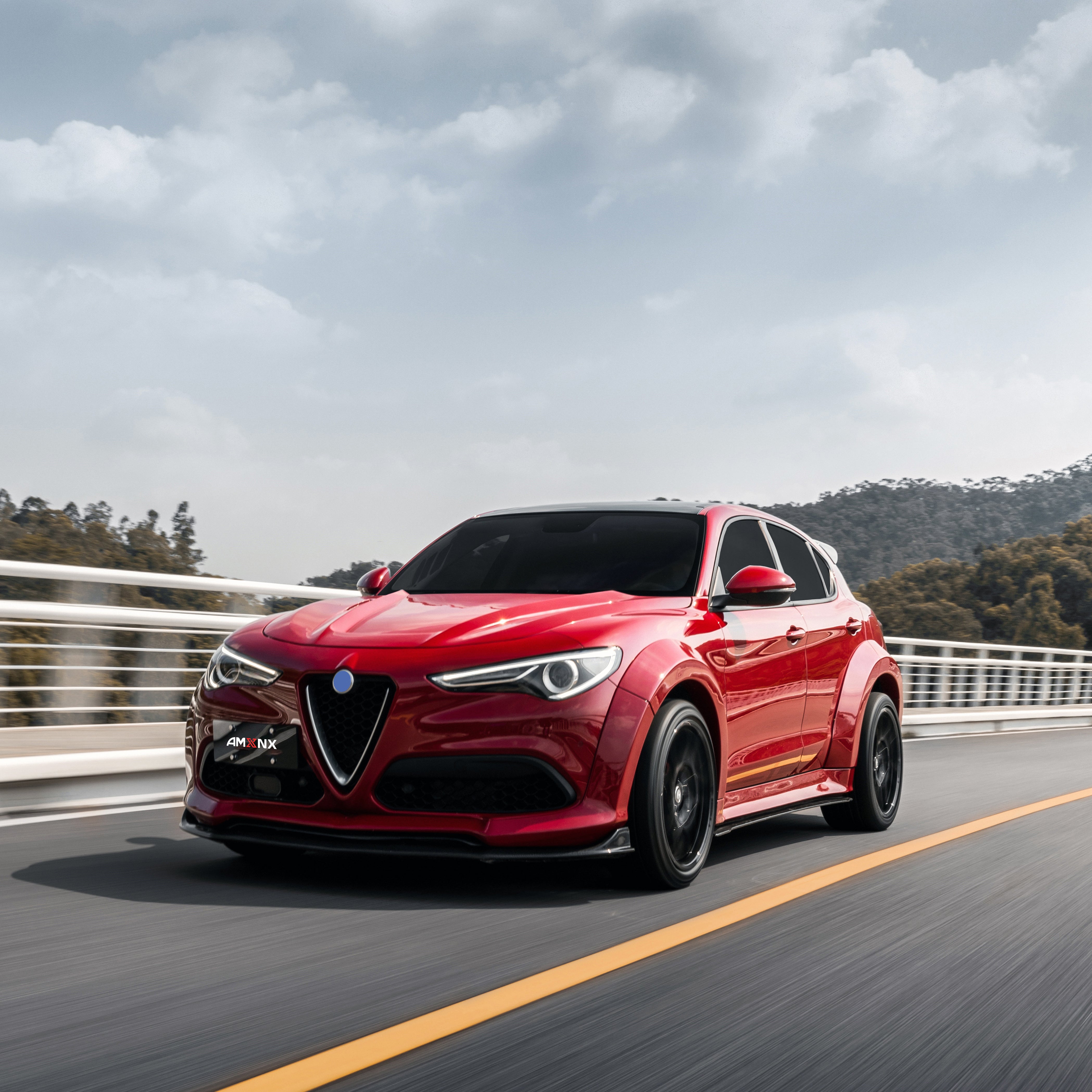 ALFA ROMEO STELVIO Dry carbon fiber Widebody kit