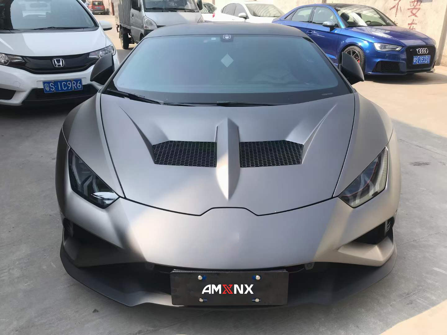 LAMBORGHINI LP580/LP610 Dry carbon fiber SL style hood