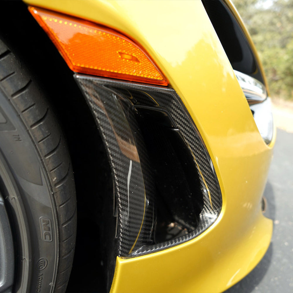 MCLAREN 720S Dry carbon fiber Side vents in Front bumper