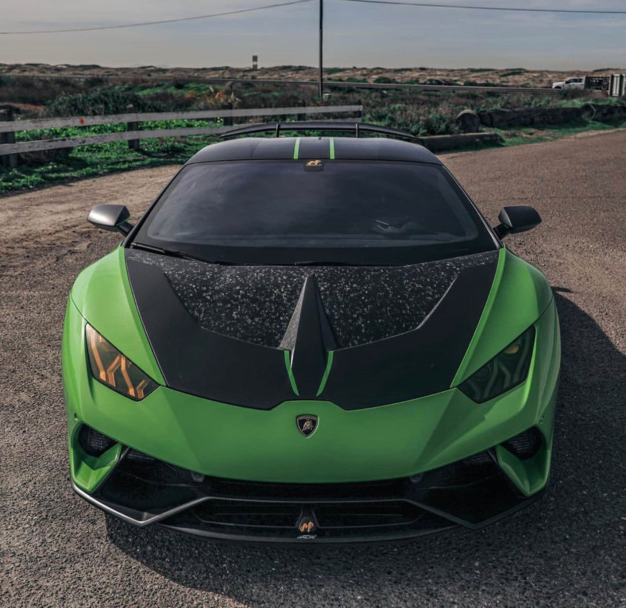 LAMBORGHINI LP580/LP610 Dry carbon fiber S16 Type Hood