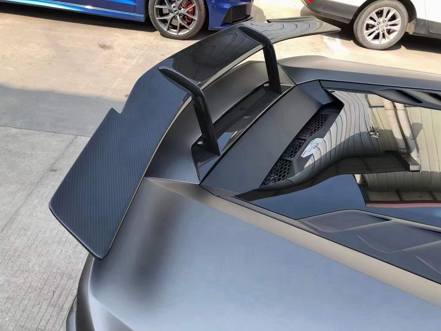 LAMBORGHINI LP580/LP610 Dry carbon fiber SN style rear wing