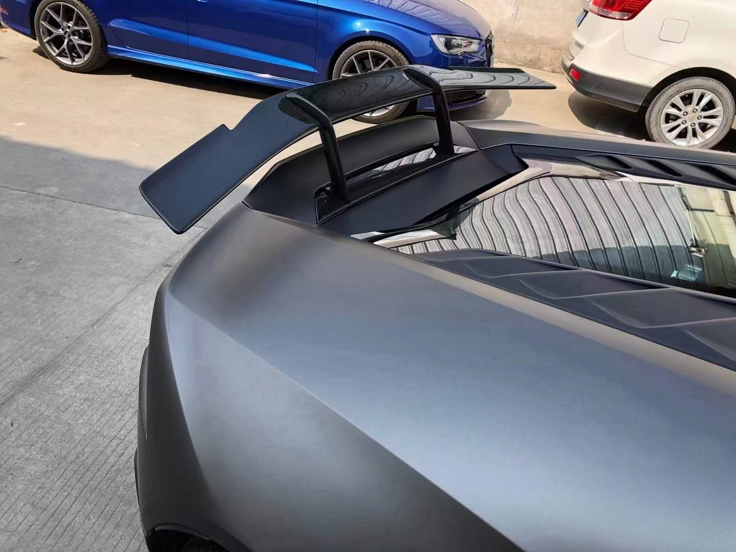 LAMBORGHINI LP580/LP610 Dry carbon fiber SN style rear wing