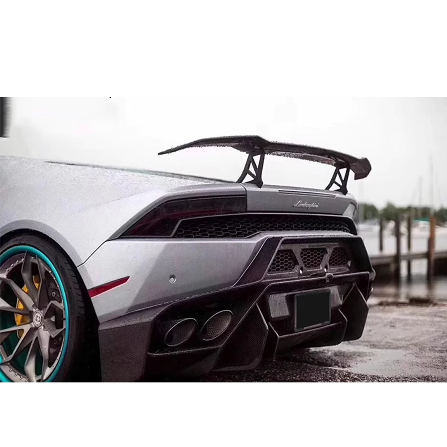 LAMBORGHINI LP580/LP610 Dry carbon fiber SV style rear wing