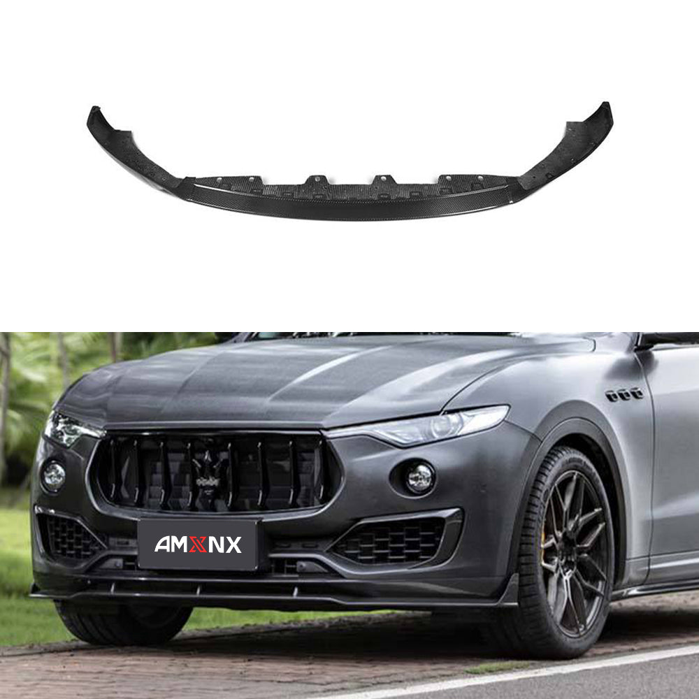 MASERATI LEVANTE Dry Carbon Fiber  Upper front lip