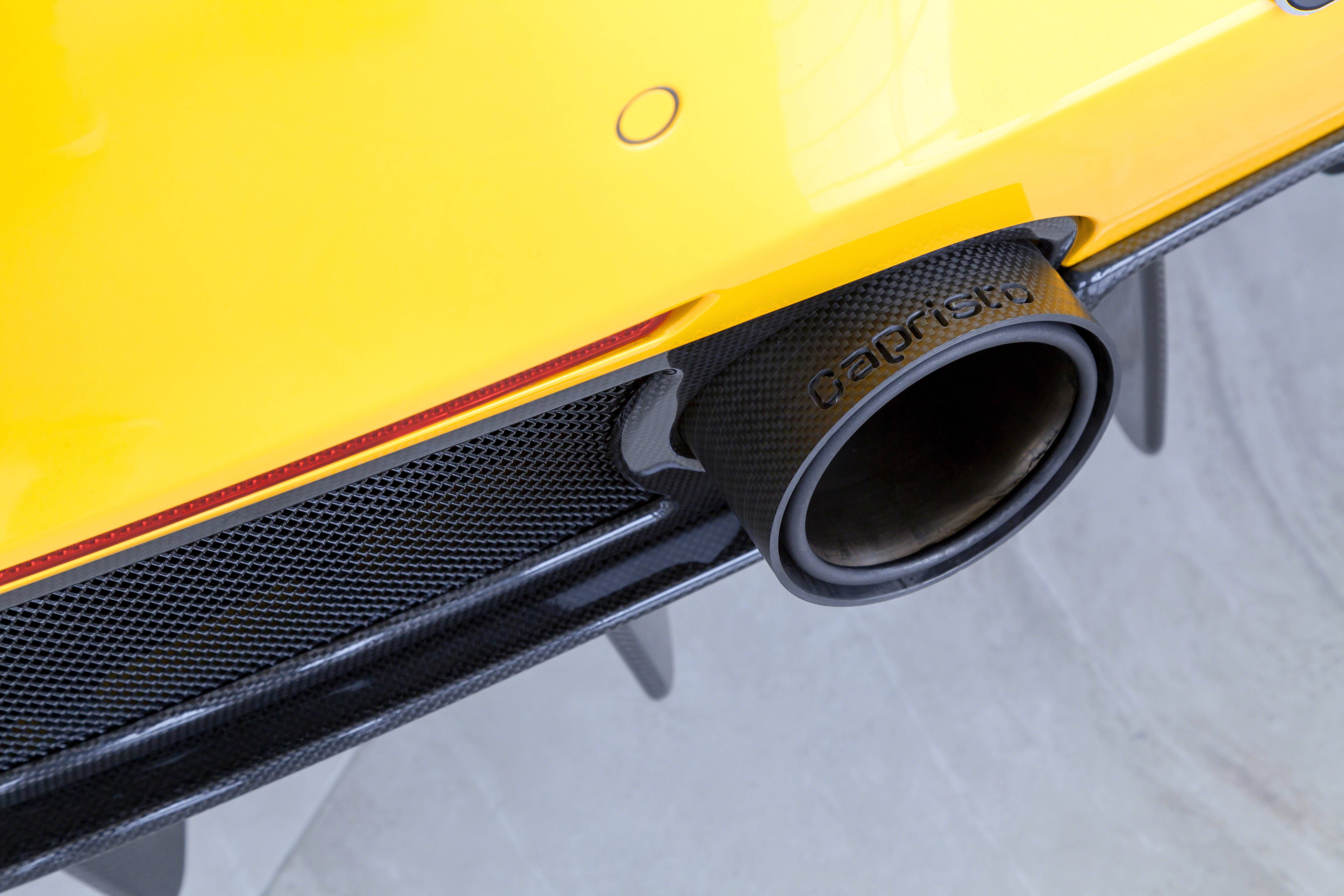 FERRARI 488 SC Dry carbon fiber Exhaust trim