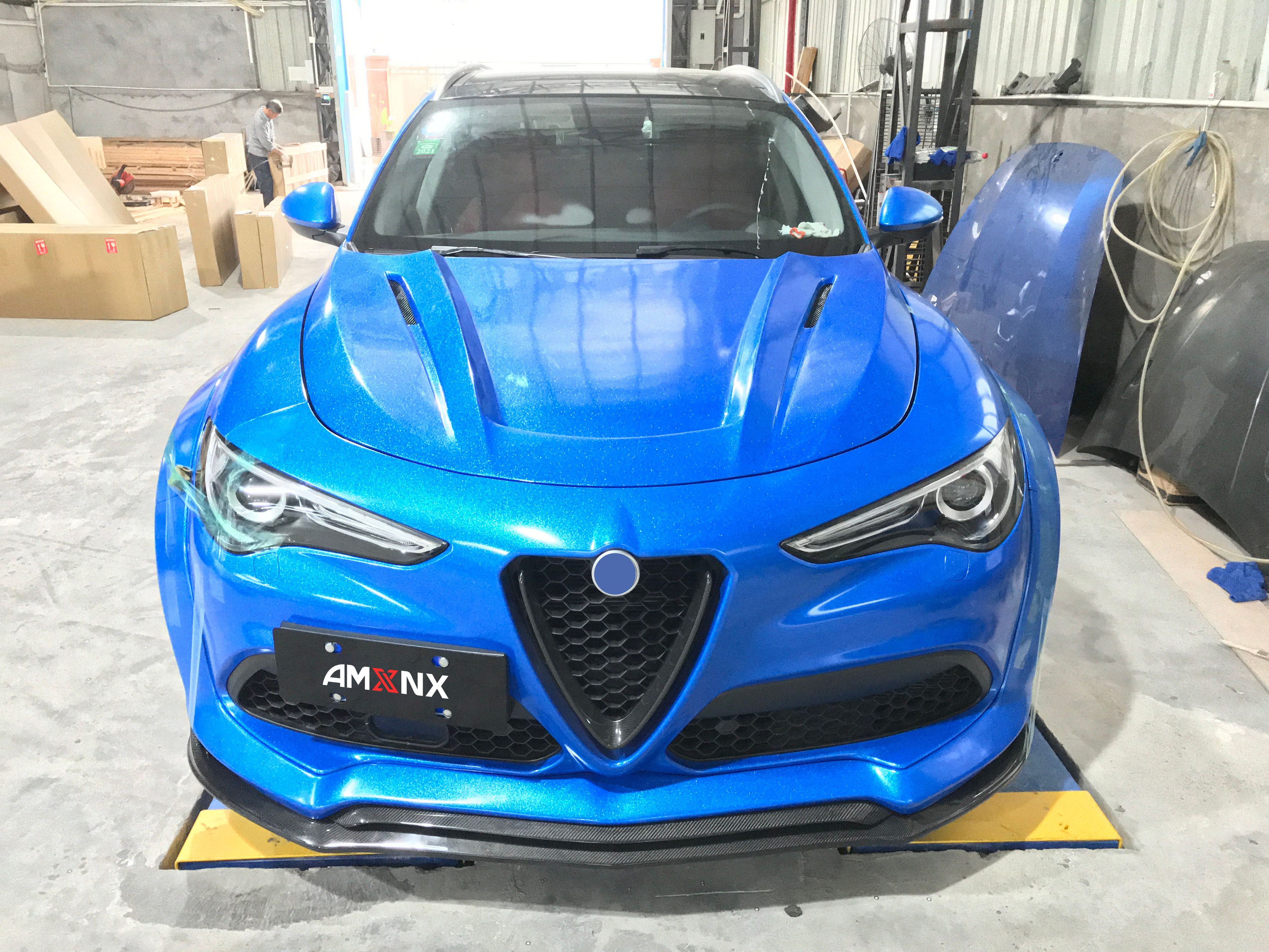 ALFA ROMEO STELVIO Dry carbon fiber Hood