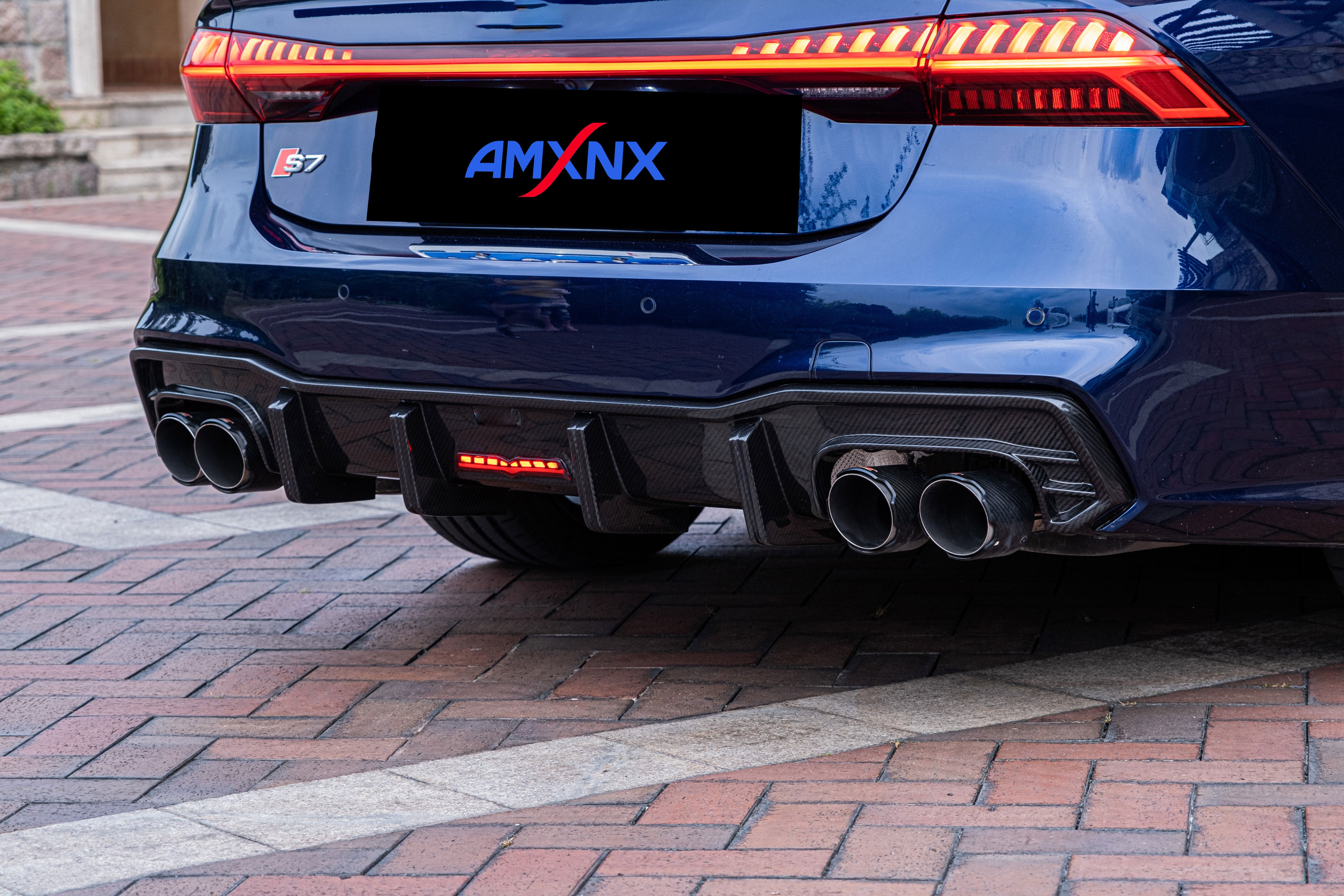 AUDI A7/A7L/S7 C8 Dry carbon fiber rear lip