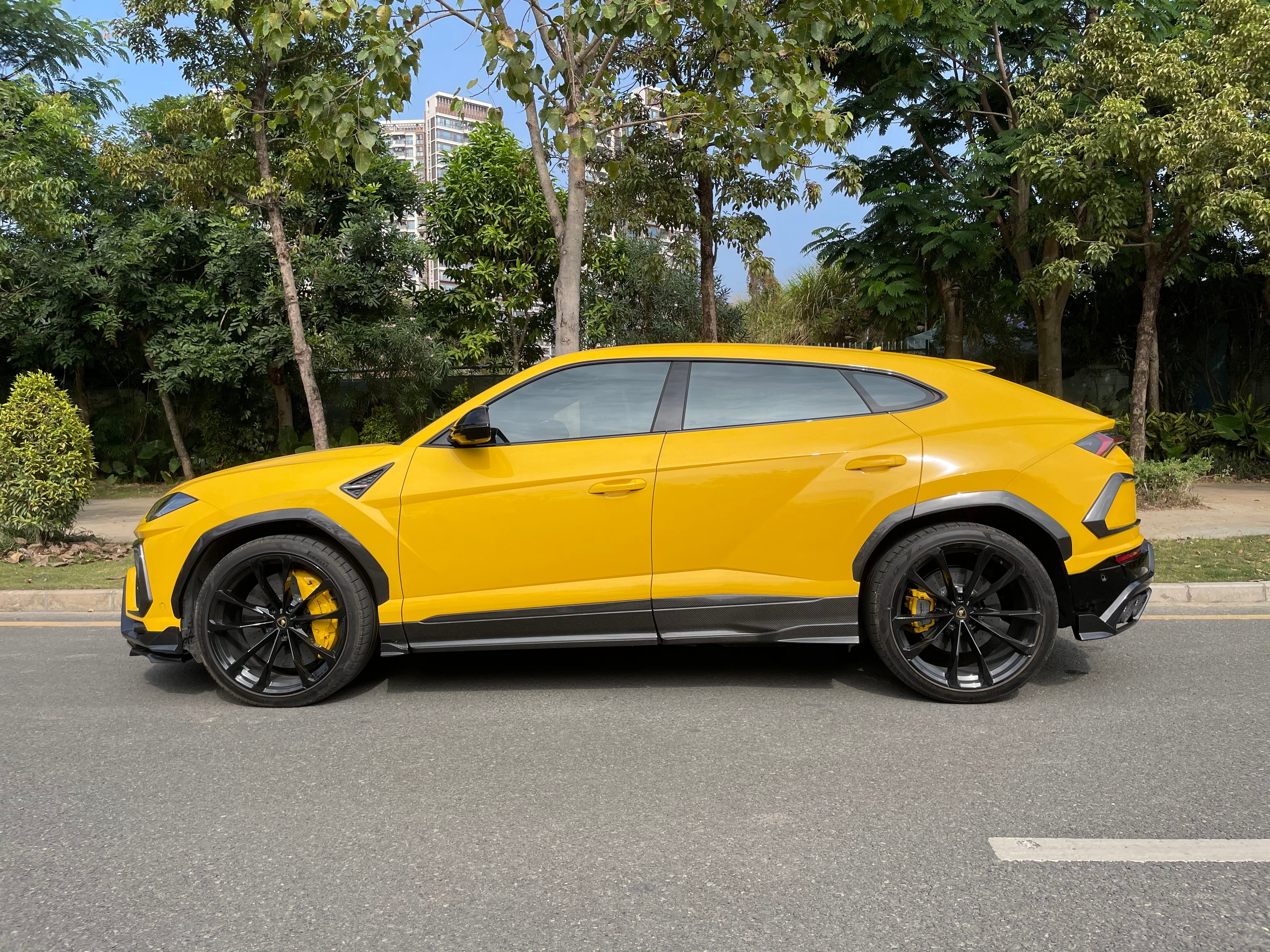 LAMBORGHINI URUS Dry carbon fiber STOP Style Side Skirts