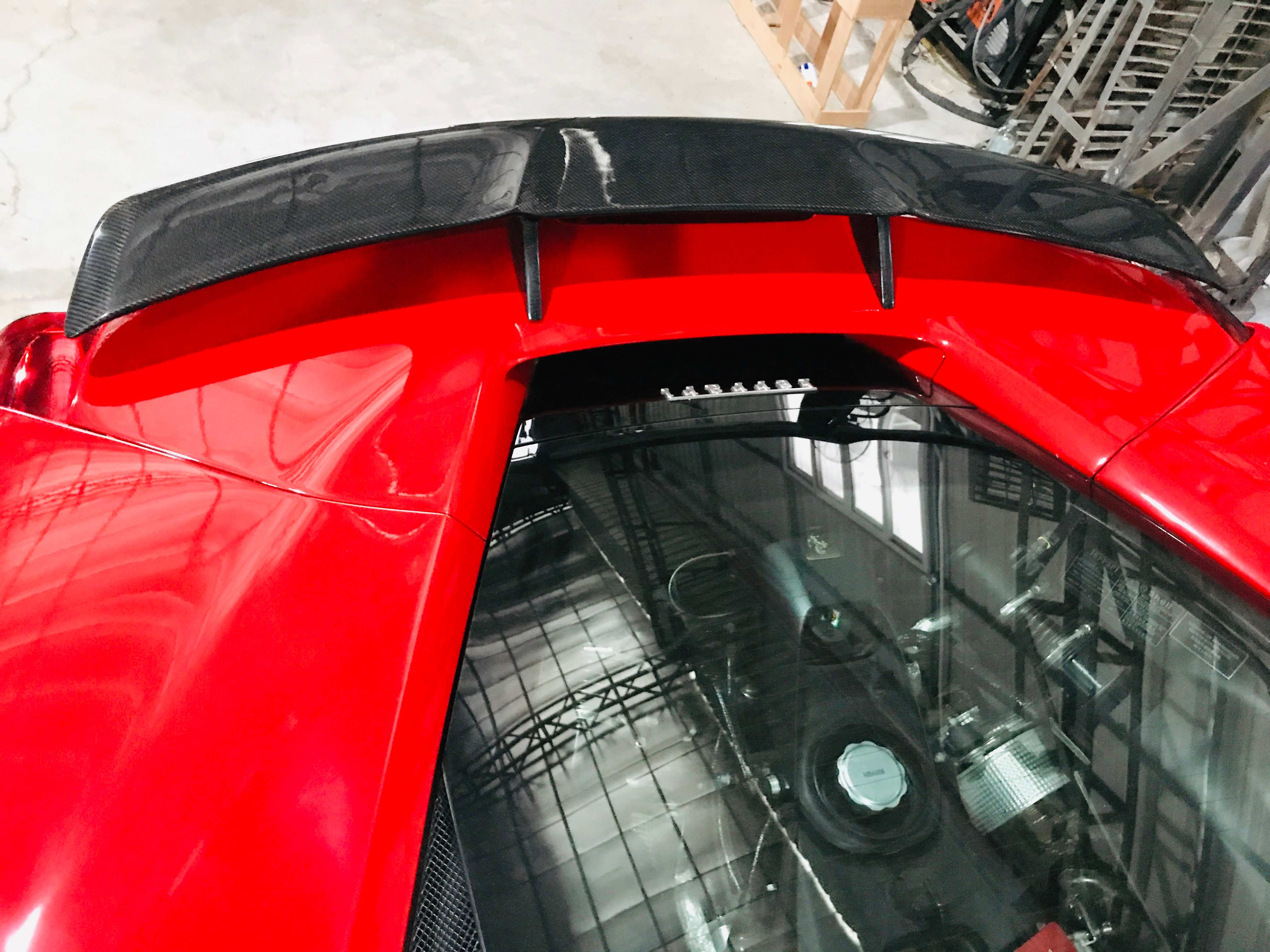 FERRARI 488 SN Dry carbon fiber Rear wing