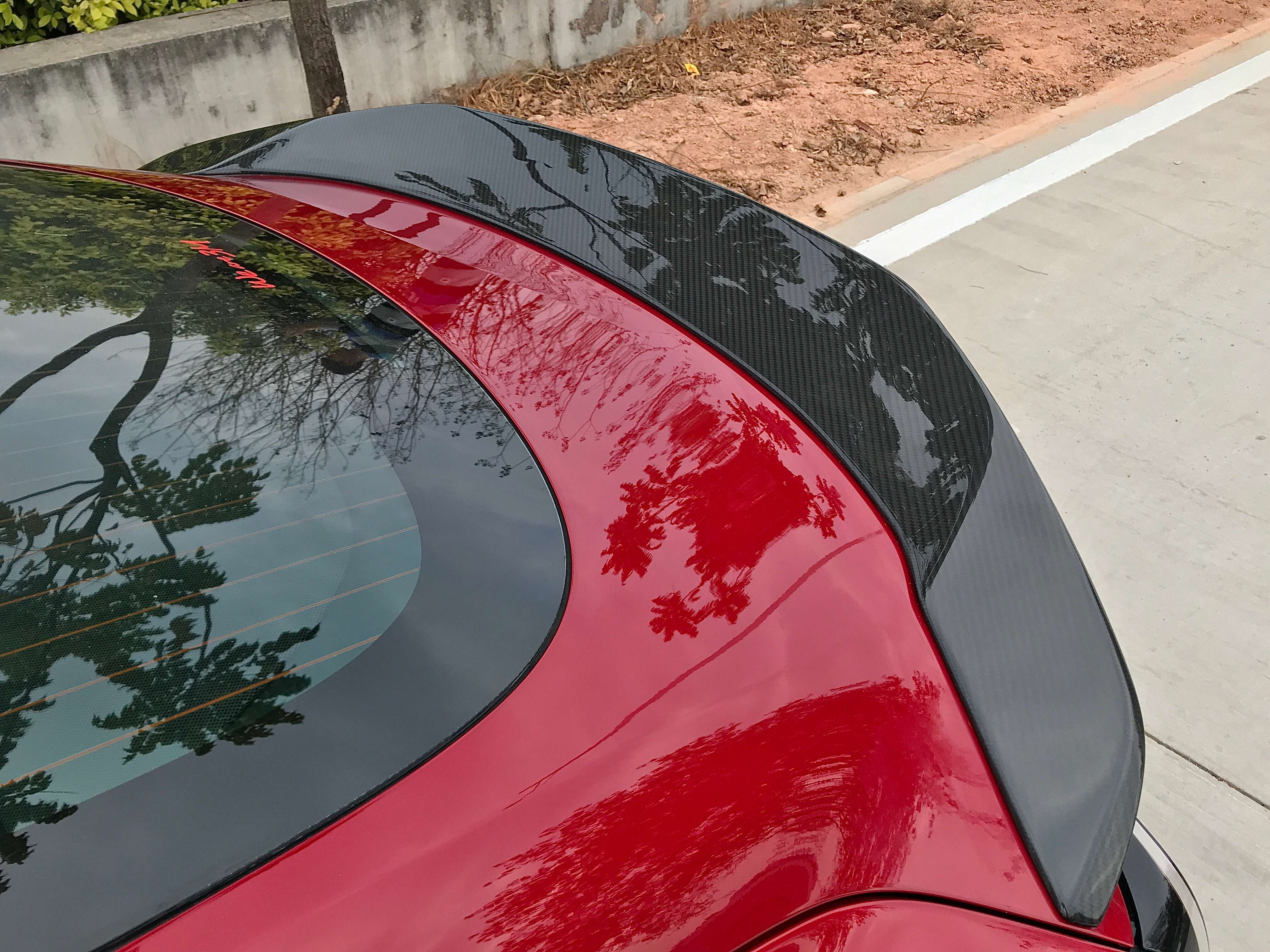 TESLA MODEL 3 Dry carbon fiber SV style Rear wing