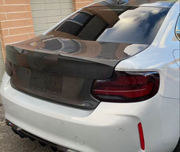 BMW M2 F87 Dry carbon fiber trunk lid