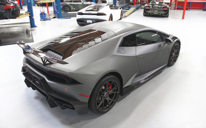 LAMBORGHINI LP580/LP610 Dry carbon fiber SV style rear wing