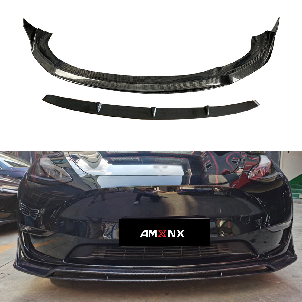 TESLA MODEL 3 Dry carbon fiber Front lip