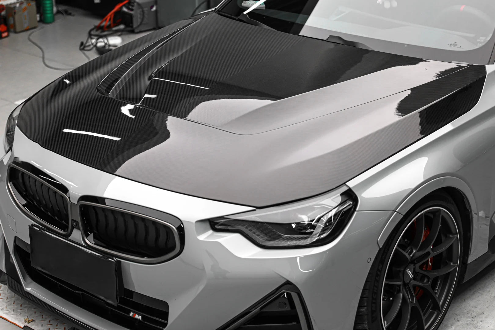 BMW M2 F87 Dry carbon fiber cover