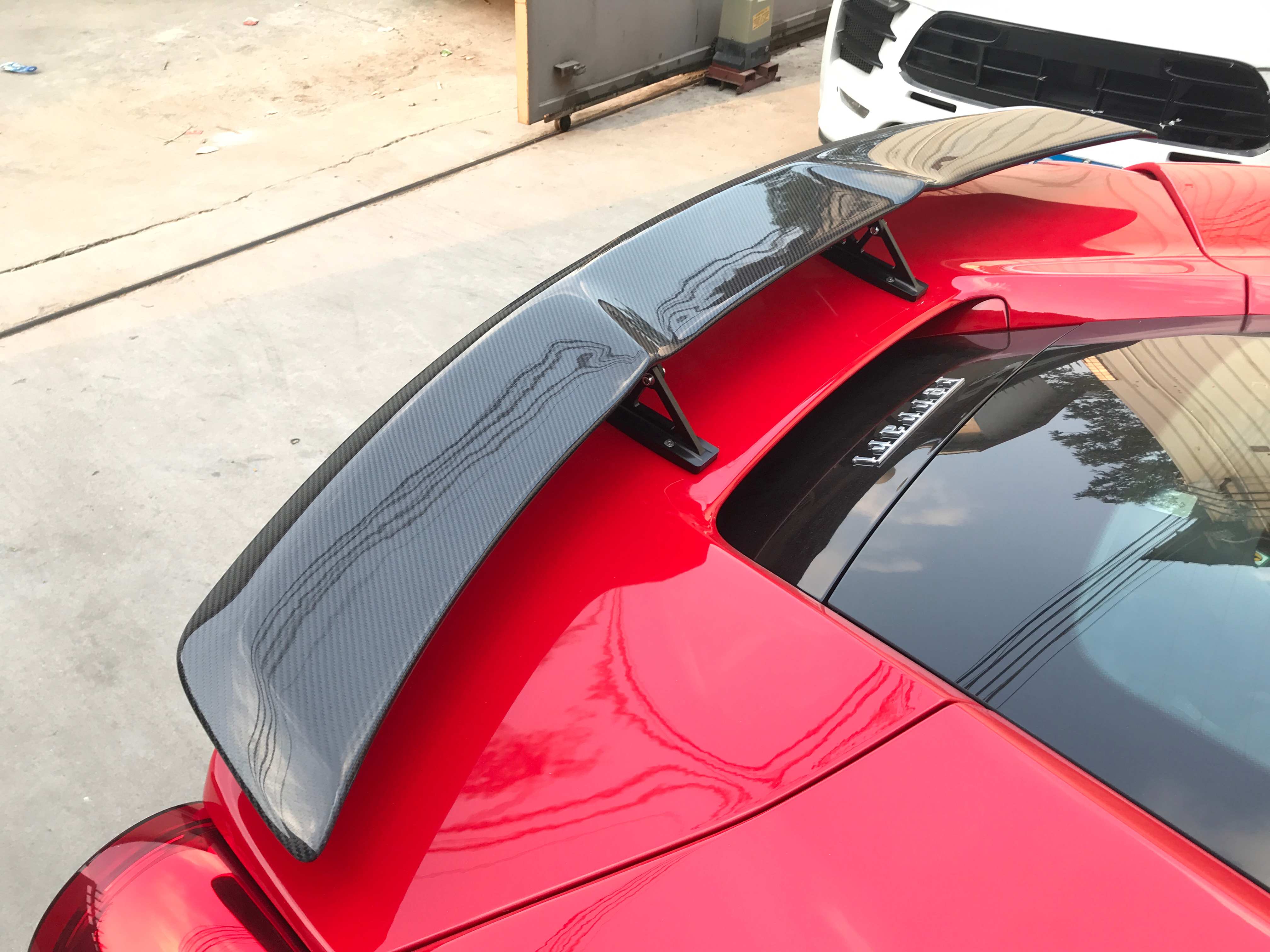 FERRARI 488 SN Dry carbon fiber Rear wing