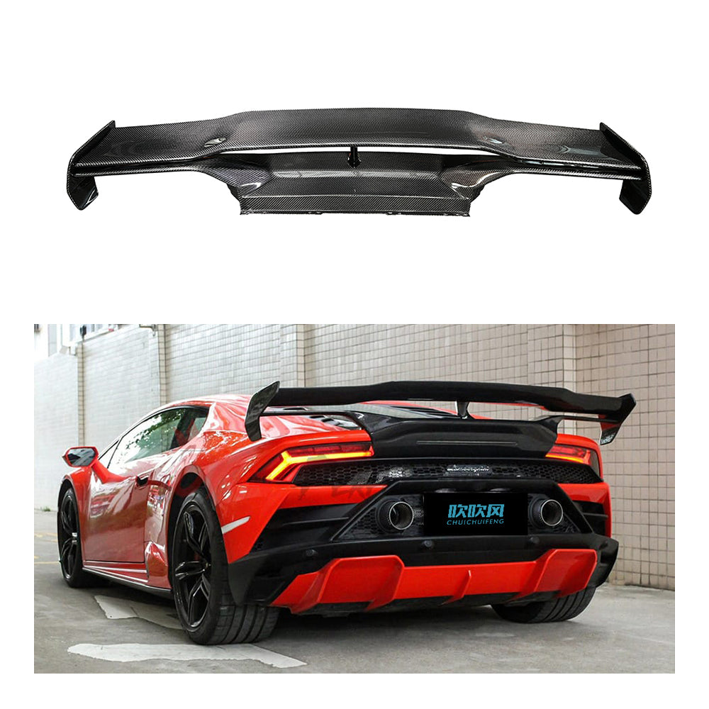 LAMBORGHINI LP580/LP610/EVO Dry carbon fiber EVO SV style rear wing