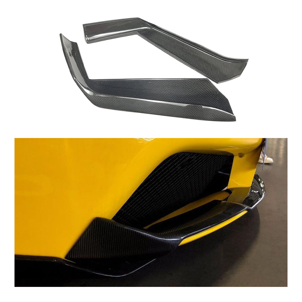 FERRARI 488 SN Dry carbon fiber Front wrap angle