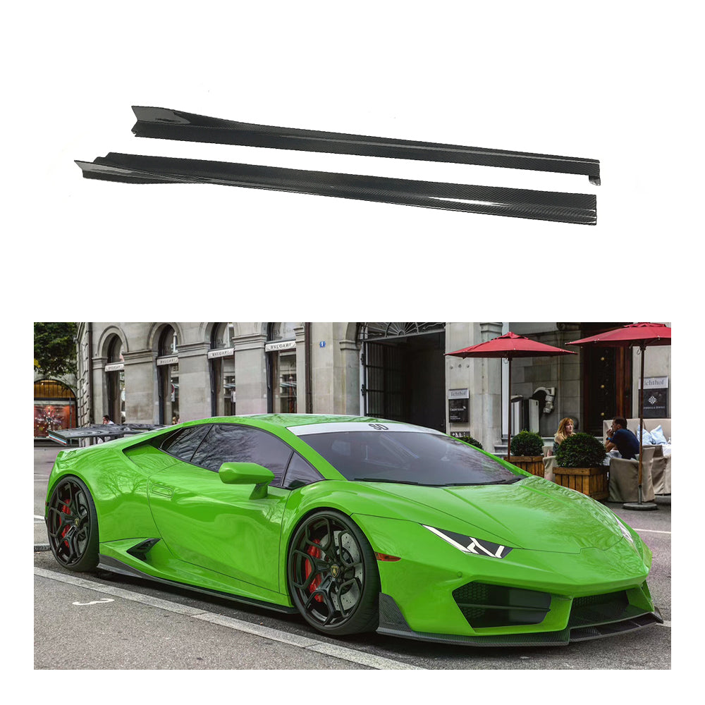 LAMBORGHINI LP580/LP610 Dry carbon fiber SD Style Side Skirts