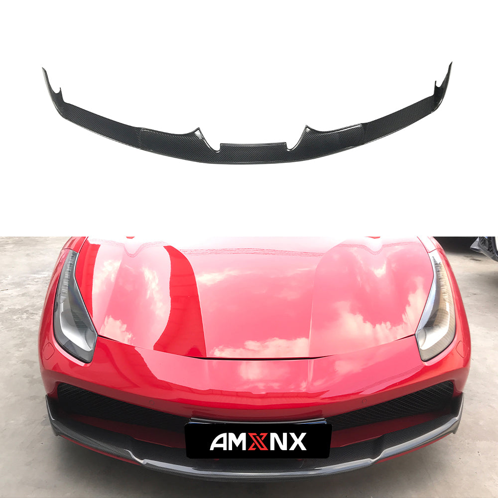 FERRARI 488 SN Dry carbon fiber Front lip