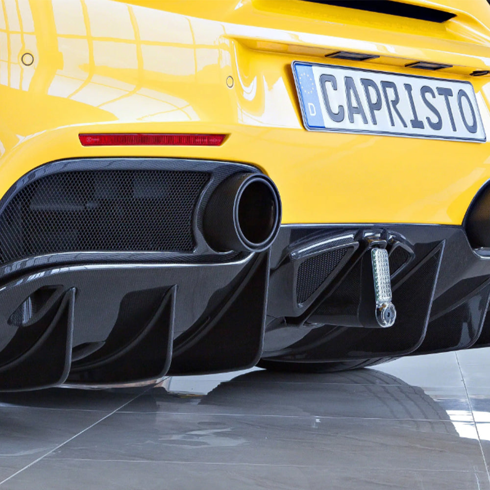 FERRARI 488 SC Dry carbon fiber Rear lip