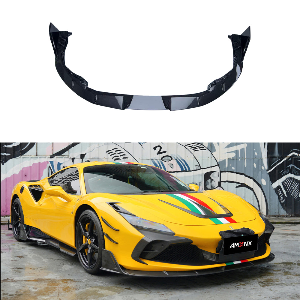 FERRARI F8 Dry carbon fiber Front lip