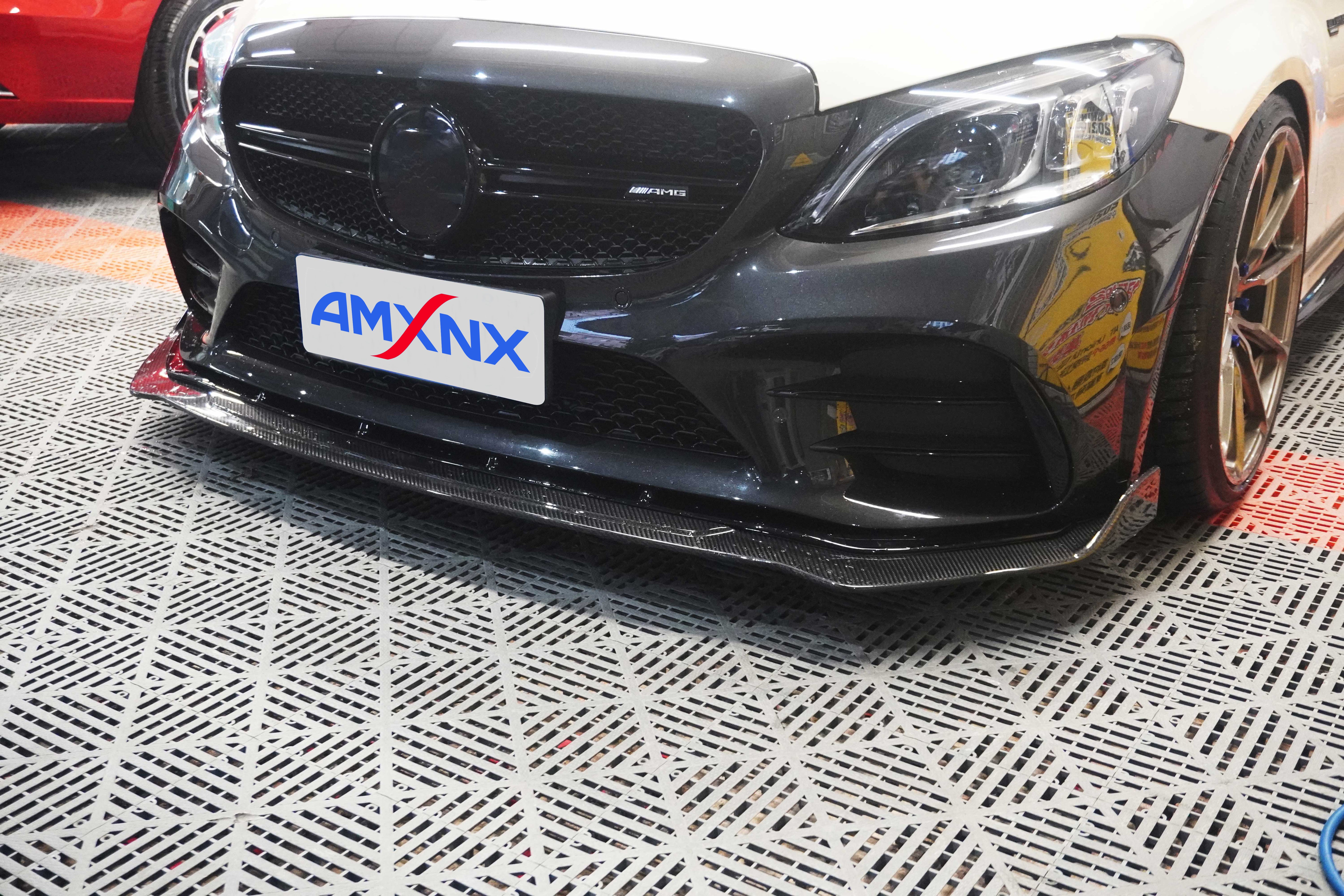 BENZ AMG C43 Coupe Dry carbon fiber front lip