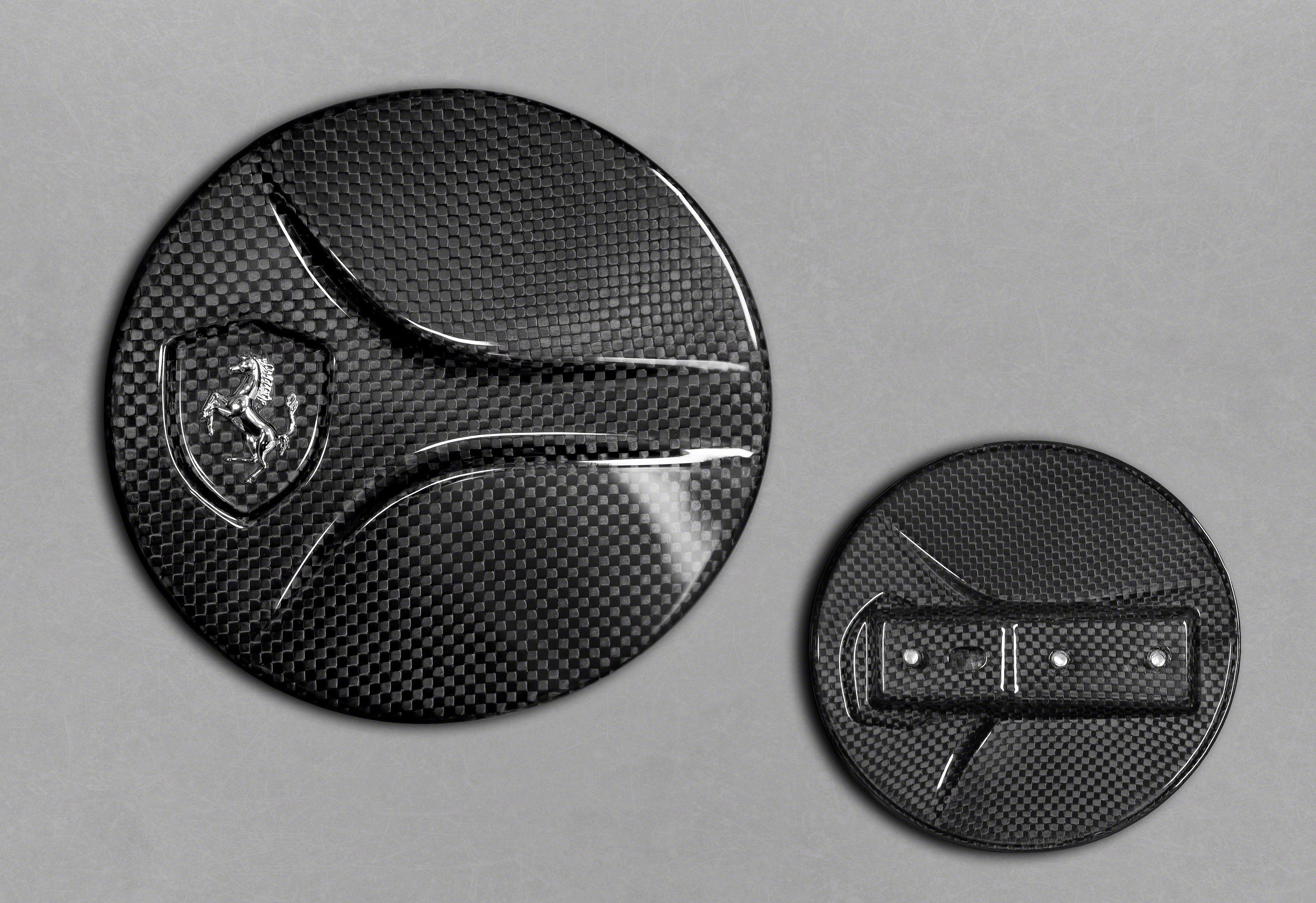 FERRARI 488 SC Dry carbon fiber Fuel tank cap