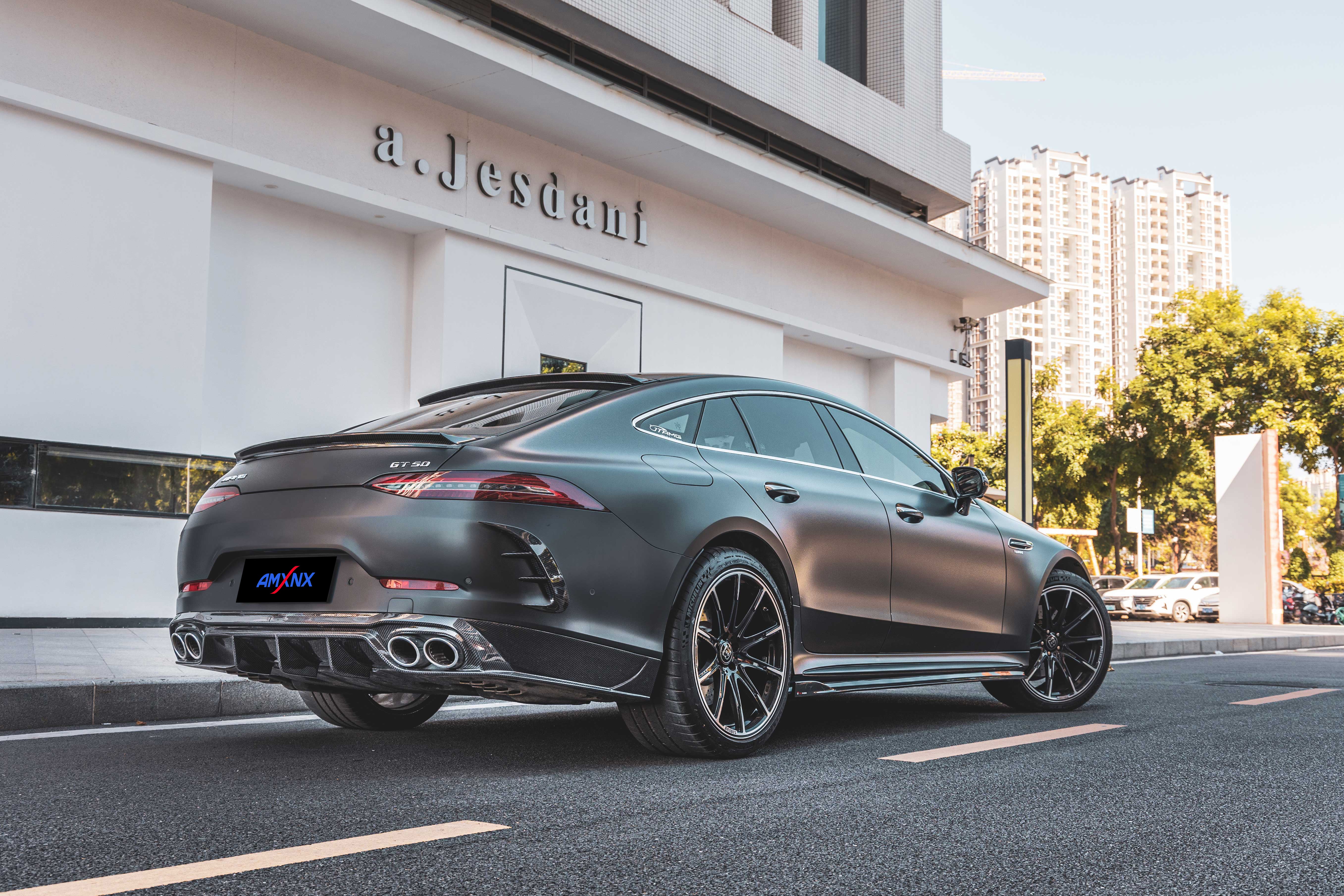 BENZ AMG GT50 Dry carbon fiber rear lip