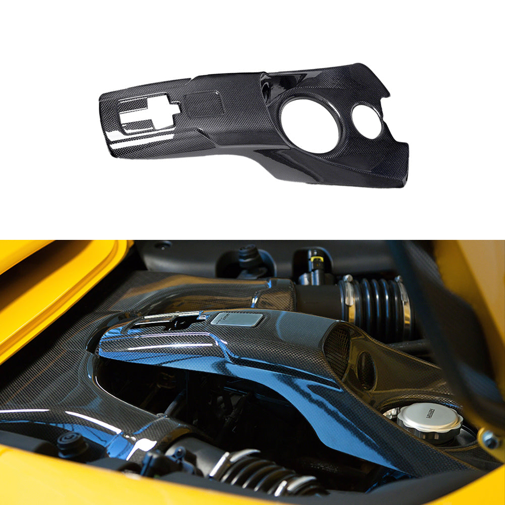 FERRARI 488 SC Dry carbon fiber Cabin lock cover