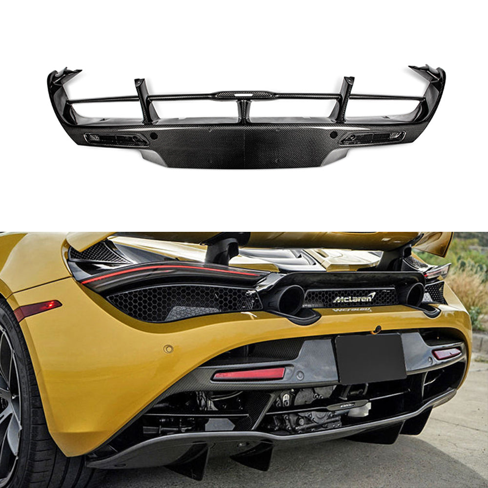 MCLAREN 720S Dry carbon fiber SRY style Middle lip