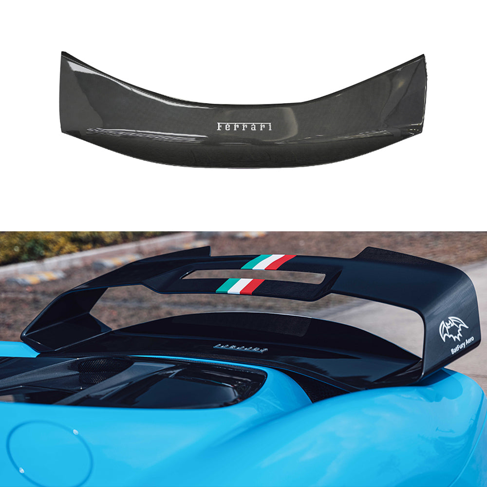 FERRARI Dry carbon fiber Rear wing For 296 GTB